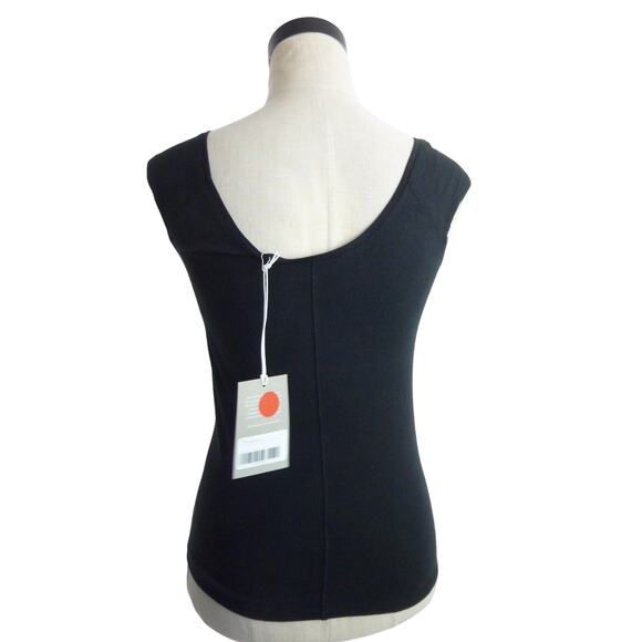 NWT Everlane Cap Sleeve Top S Black Tee - Picture 3 of 6